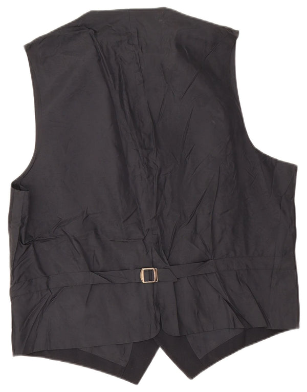 Angelico Chaleco Hombre IT 54 2XL Lana Virgen Negra