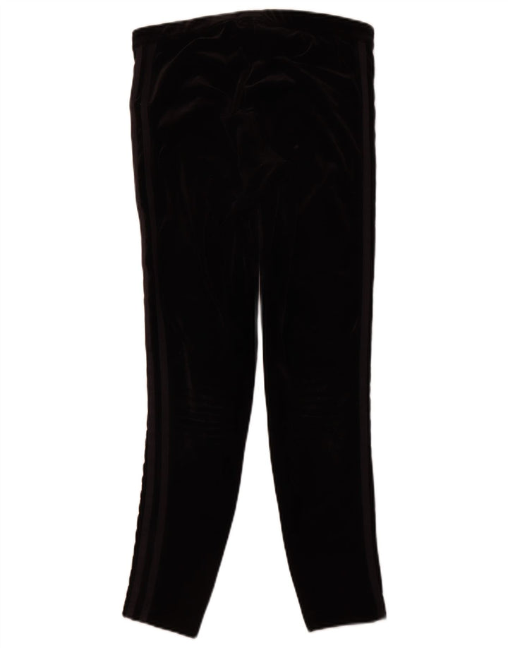 ADIDAS Leggings de terciopelo para mujer UK 40 Mediano Negro Poliéster