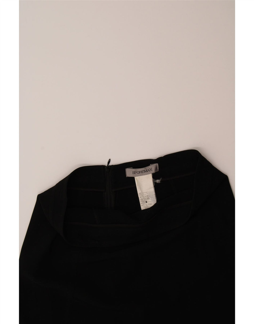 SPORTMAX Womens Pencil Skirt W32 Large  Black Cotton Vintage Sportmax and Second-Hand Sportmax from Messina Hembry 