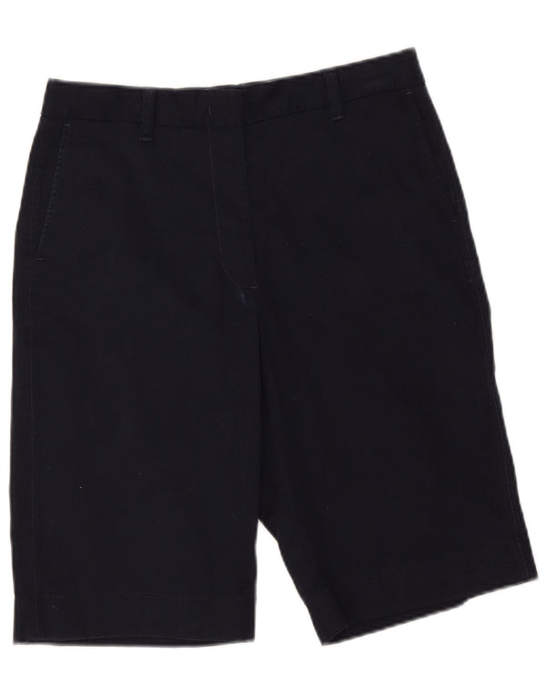 Marks & Spencer Pantalones cortos chinos para mujer UK 10 Small W30 Azul marino Algodón
