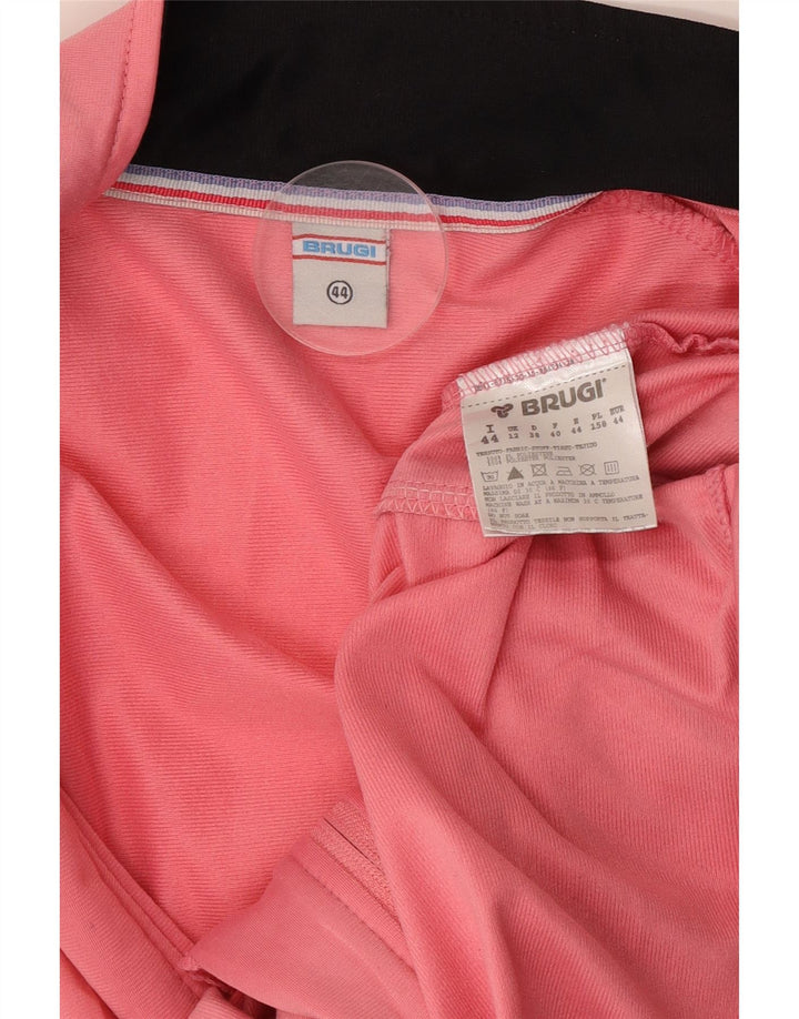 Brugi Chaqueta de chándal para mujer UK 40 Poliéster rosa medio