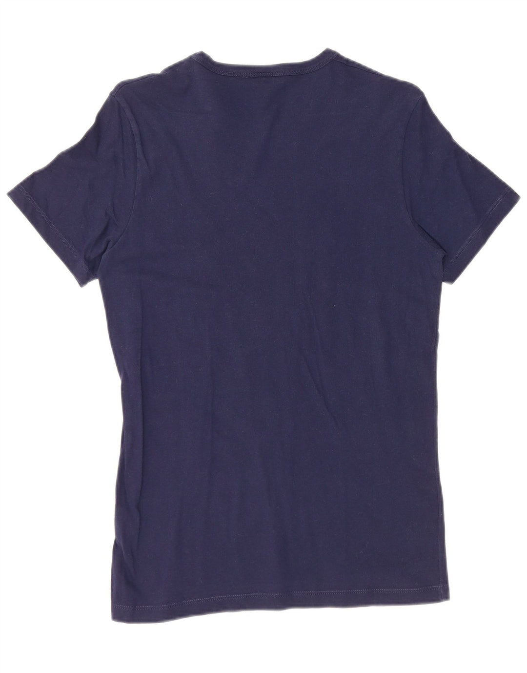 BENETTON Camiseta gráfica Peanuts para mujer Top UK 10 Small Azul marino Algodón