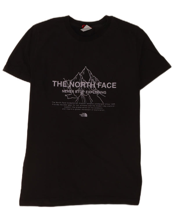 The North Face Camiseta gráfica regular para niños 13-14 años XL Algodón negro