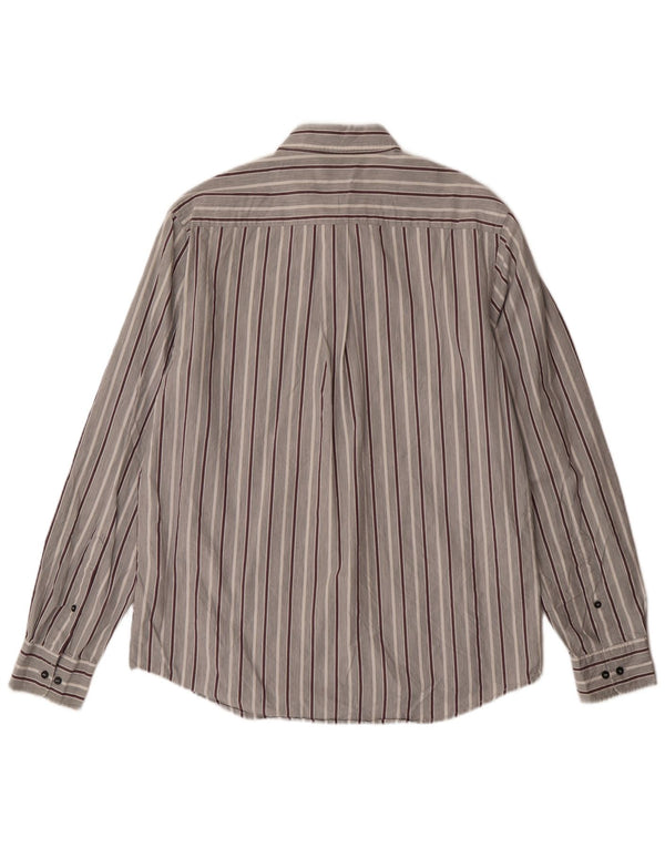 Murphy & Nye Camisa de corte regular para hombre XL Rayas grises