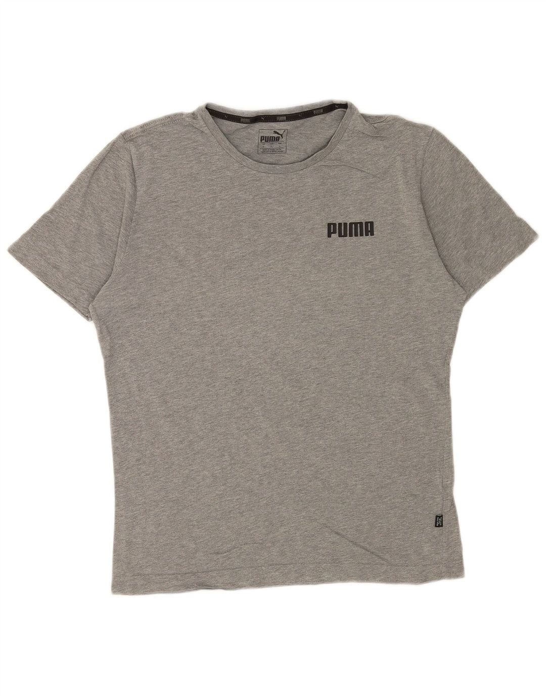 Camiseta Puma Hombre Top Small Gris Algodón