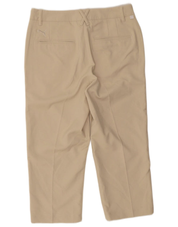 Pantalón Capri Mujer Puma W28 L20 Poliéster Beige