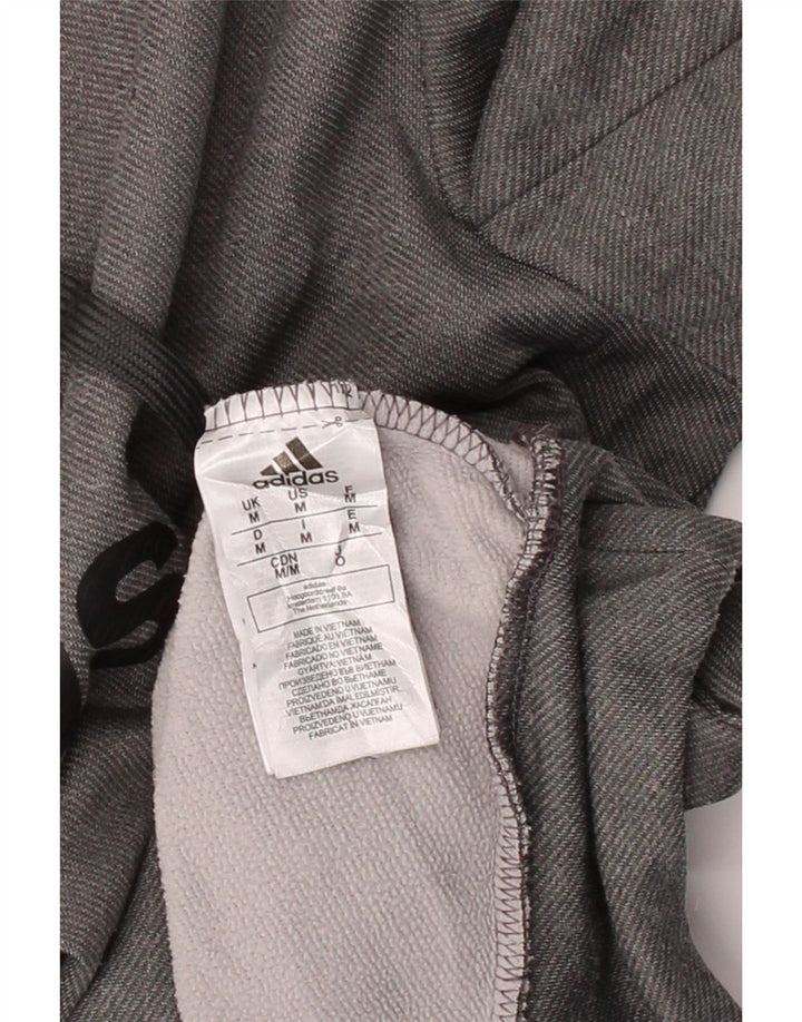 ADIDAS Mens Graphic Hoodie Jumper Medium Grey Polyester Vintage Adidas and Second-Hand Adidas from Messina Hembry 