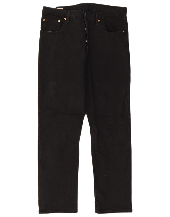 Levi's Jeans rectos 501 para hombre W32 L28 Algodón negro