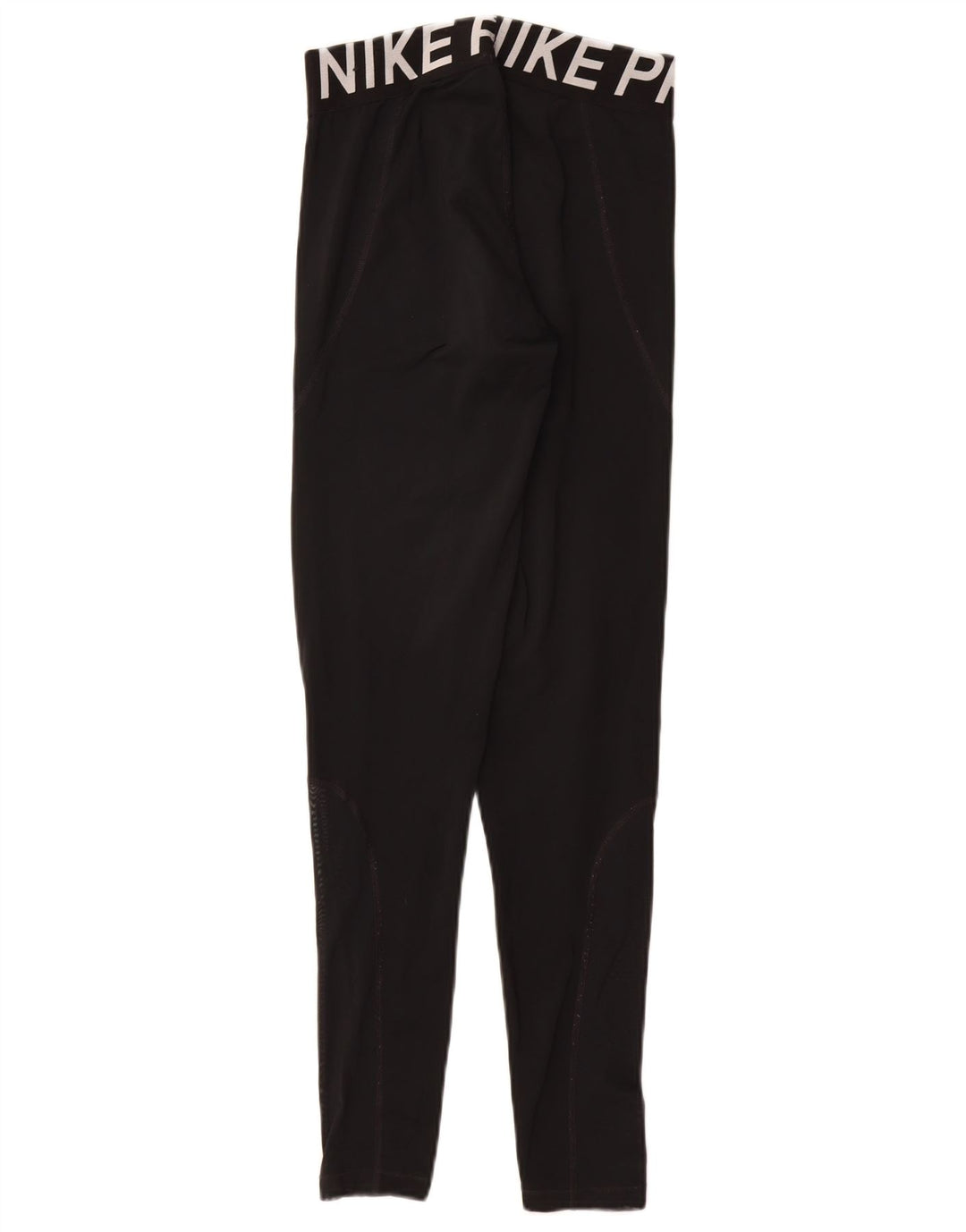 NIKE Leggings gráficos Dri Fit para mujer UK 12 Mediano Negro Poliéster