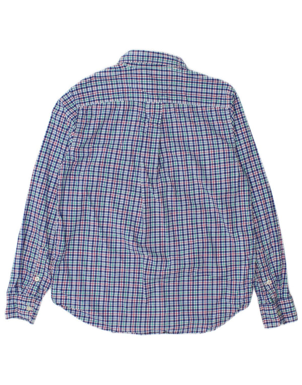 Ralph Lauren Camisa Niño 13-14 Años Algodón Vichy Azul