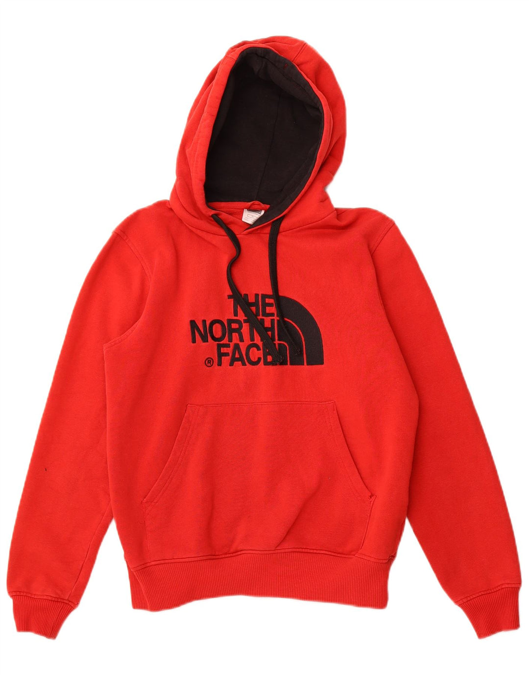 THE NORTH FACE Jersey con capucha gráfico para hombre pequeño de algodón rojo