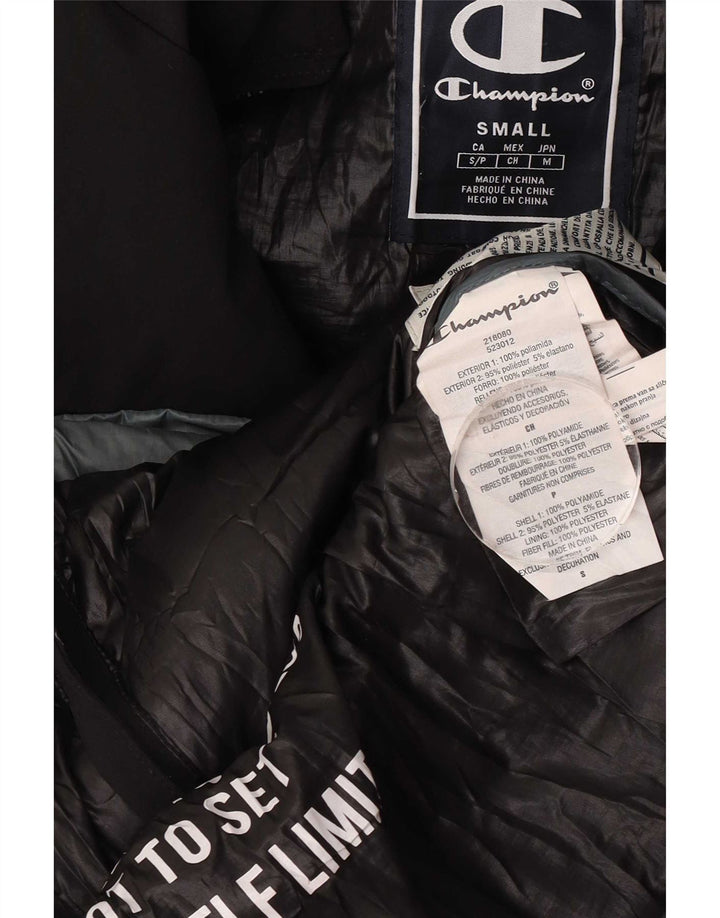 Chaqueta acolchada con capucha para hombre Champion ES 36 Small Grey Colourblock Polyamide