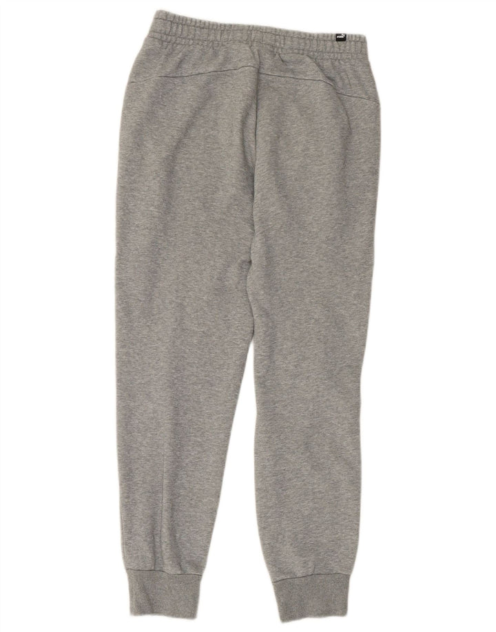 PUMA Pantalones de chándal para hombre Joggers Small Grey Cotton