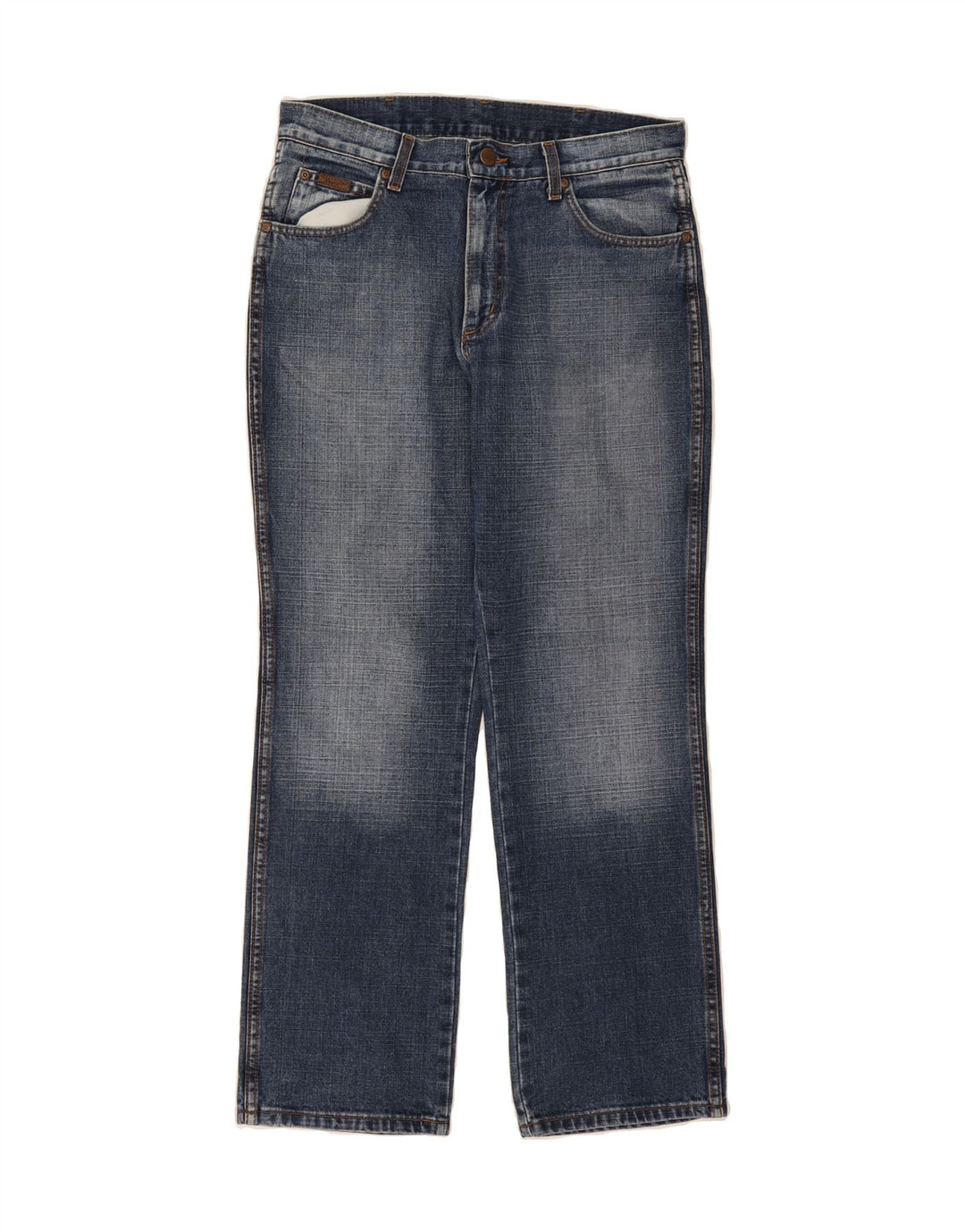WRANGLER Mens Straight Jeans W33 L30 Blue Cotton Vintage Wrangler and Second-Hand Wrangler from Messina Hembry 