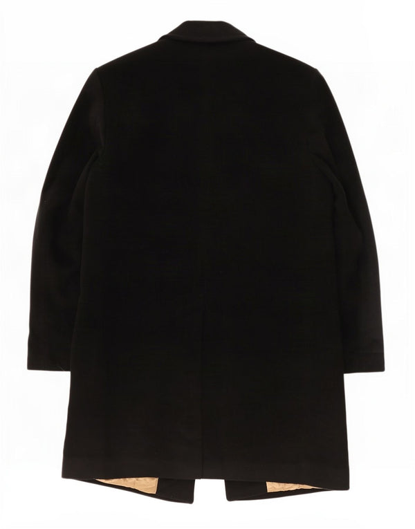 Marks & Spencer Abrigo para hombre UK 38 Medio Negro Poliéster