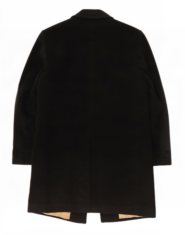 Marks & Spencer Abrigo para hombre UK 38 Medio Negro Poliéster