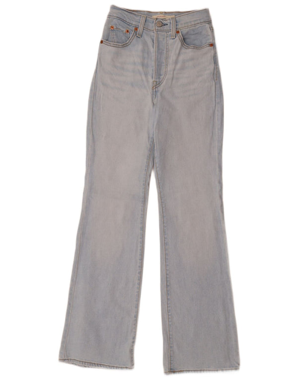Vaqueros Levi's Ribcage De Cintura Alta Para Mujer W24 L31 Algodón Azul