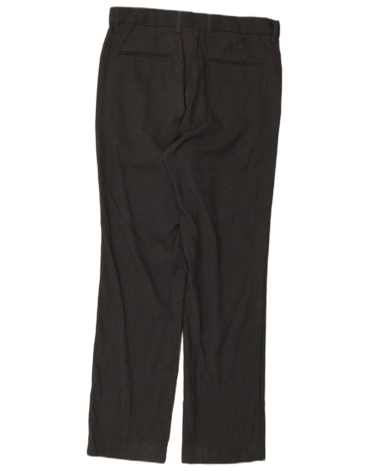 MOSSIMO Pantalón de traje slim fit para hombre W30 L30 Poliéster gris