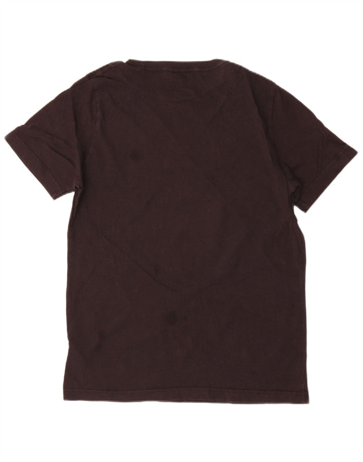 Puma - Camiseta gráfica para hombre, talla pequeña, algodón negro