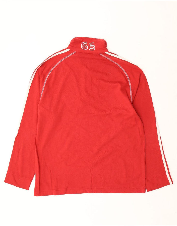 SERGIO TACCHINI Chándal con cuello y cremallera para hombre, talla grande, color rojo