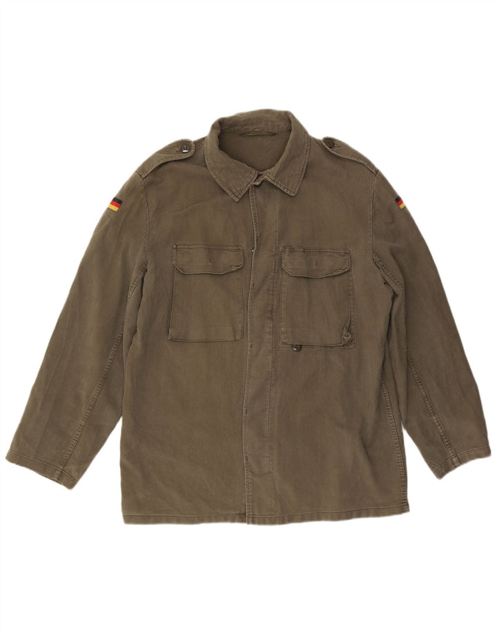 Vintage hombres chaqueta militar Reino Unido 40 gran ejército verde