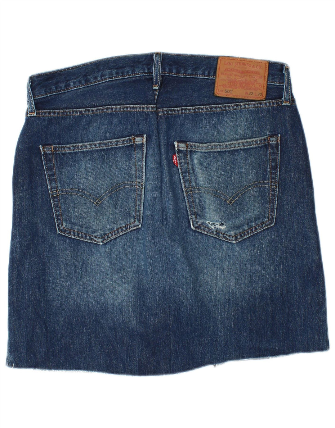 LEVI'S Falda Vaquera 501 para Mujer W32 Algodón Azul Grande