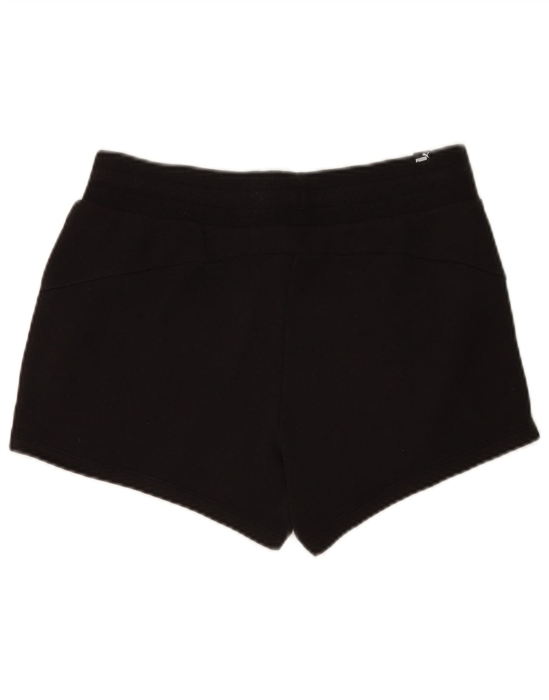 Puma - Pantalones cortos deportivos para mujer, talla 40, algodón negro mediano