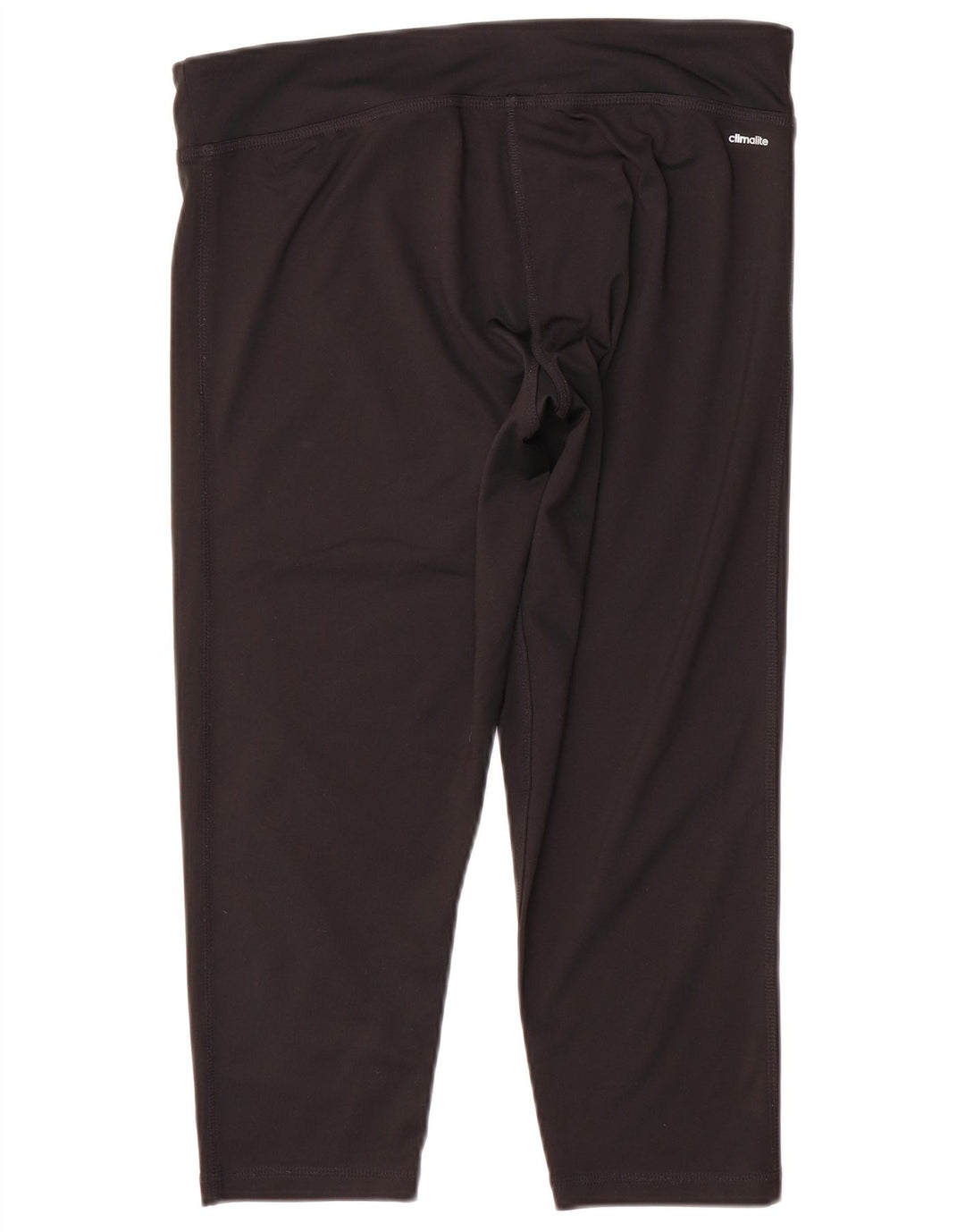 Adidas Mujer Climalite Capri Leggings UK 16/18 Grande Negro Poliéster