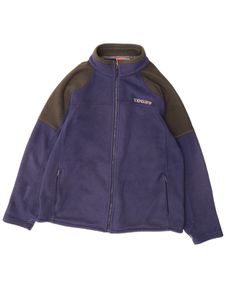 TOG 24 Chaqueta polar para hombre UK 44 2XL Poliéster con bloques de color azul