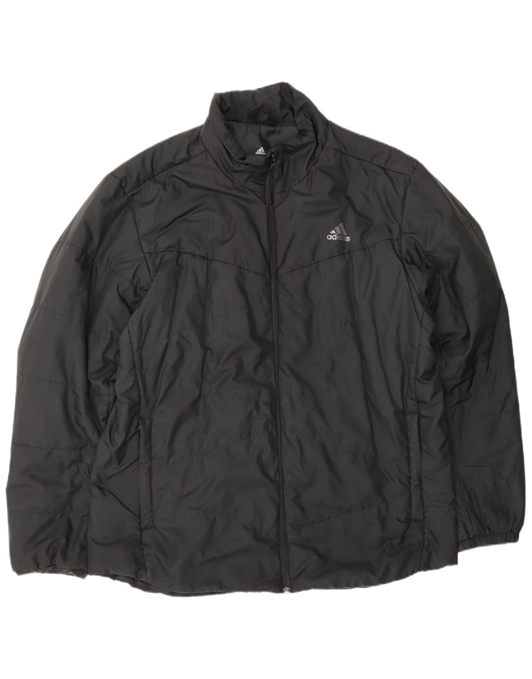 ADIDAS Chaqueta acolchada para hombre ES 42 XL Poliéster negro