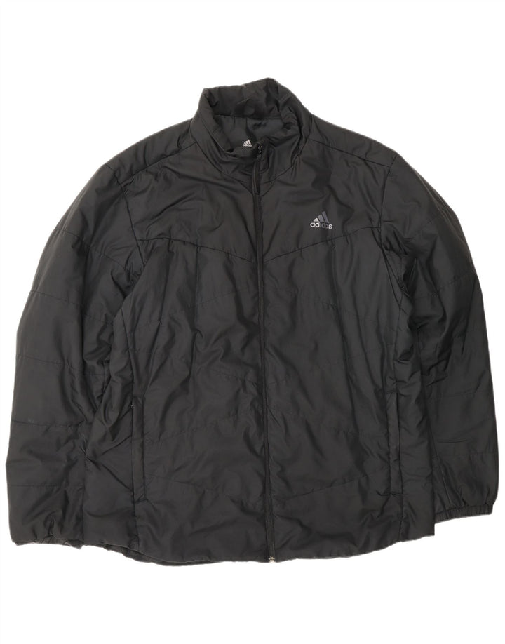 ADIDAS Chaqueta acolchada para hombre ES 42 XL Poliéster negro