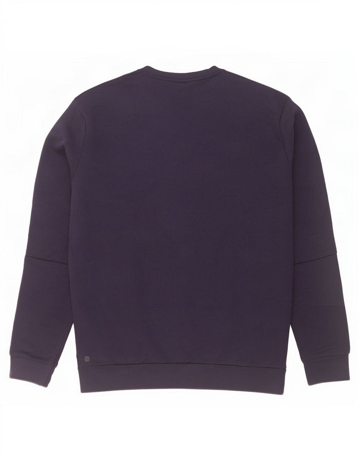 Adidas Hombre Sudadera Jumper Medium Azul Marino Poliéster