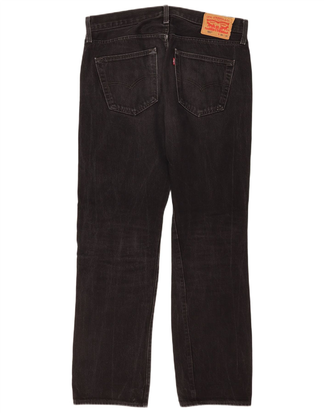 Levi's Vaqueros rectos 501 para hombre W34 L32 Algodón negro