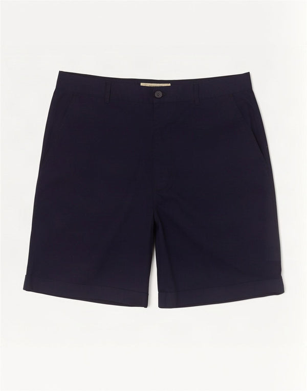 Vintage Hombres Chino Shorts IT 50 Grande W34 Algodón Azul Marino