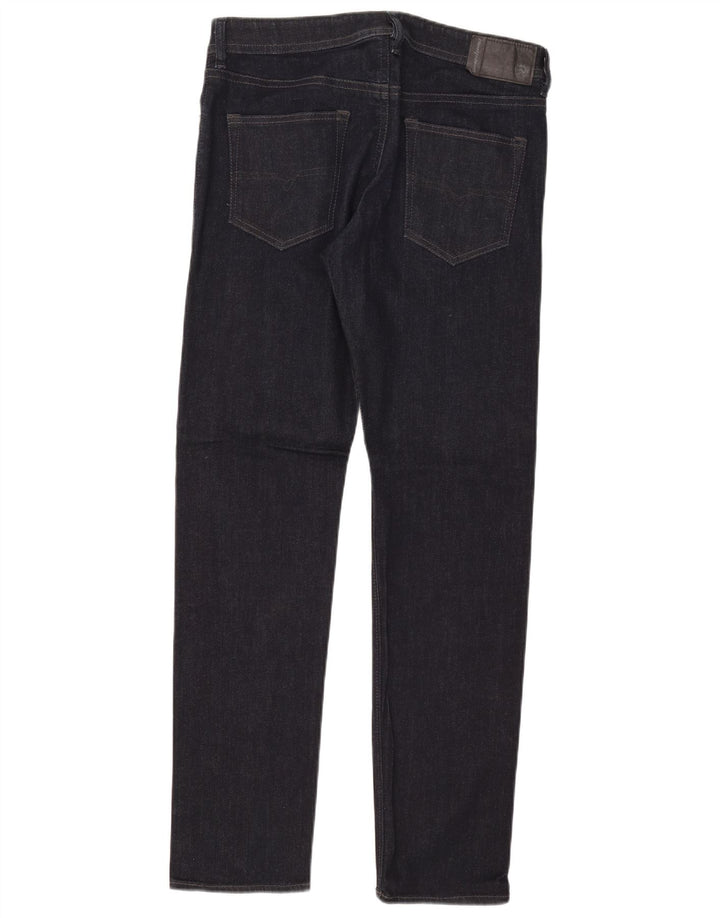 Diesel Vaqueros Slim Mujer W32 L32 Algodón Azul Marino