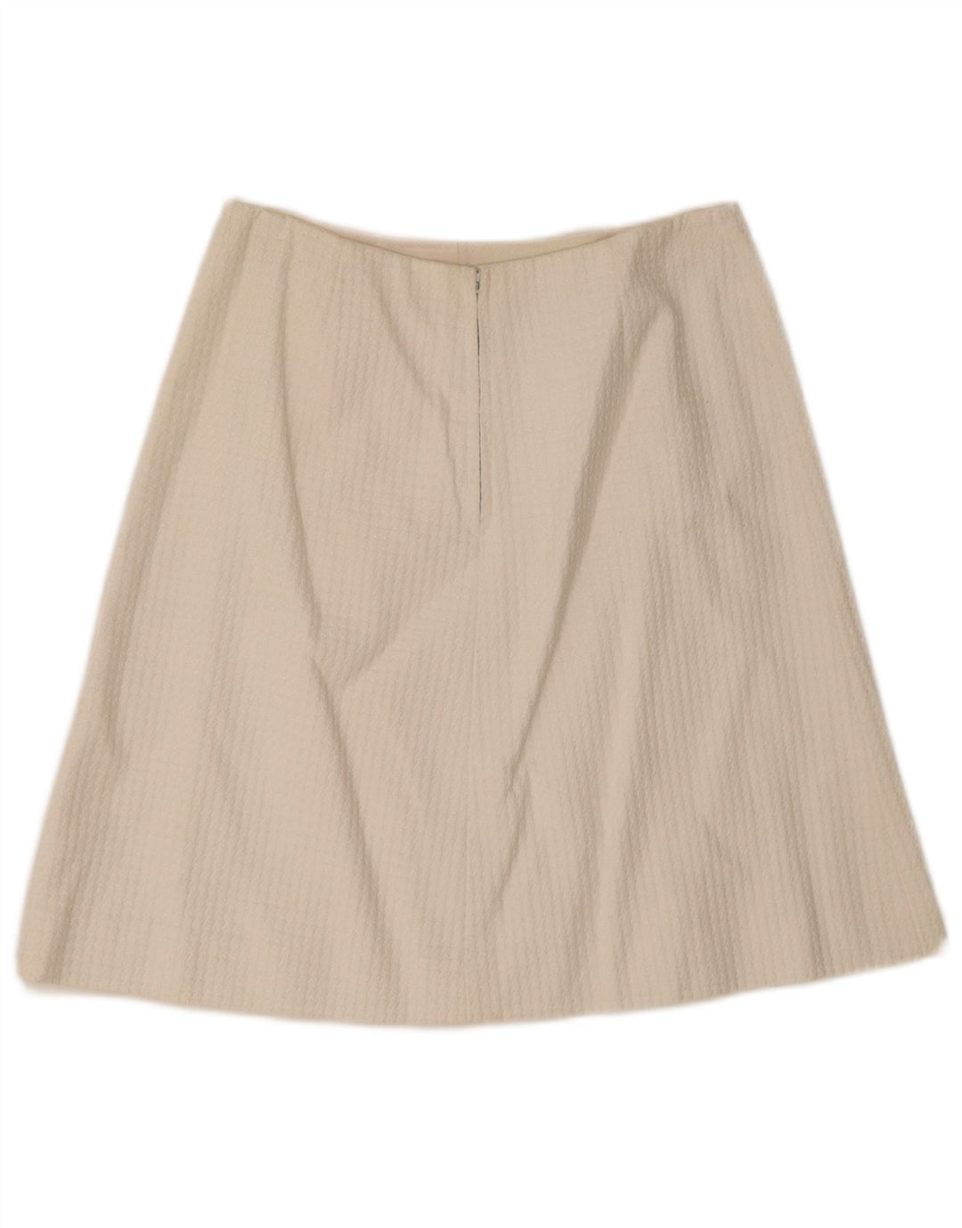 Vintage mujer A-Line falda IT 46 grande W28 blanco