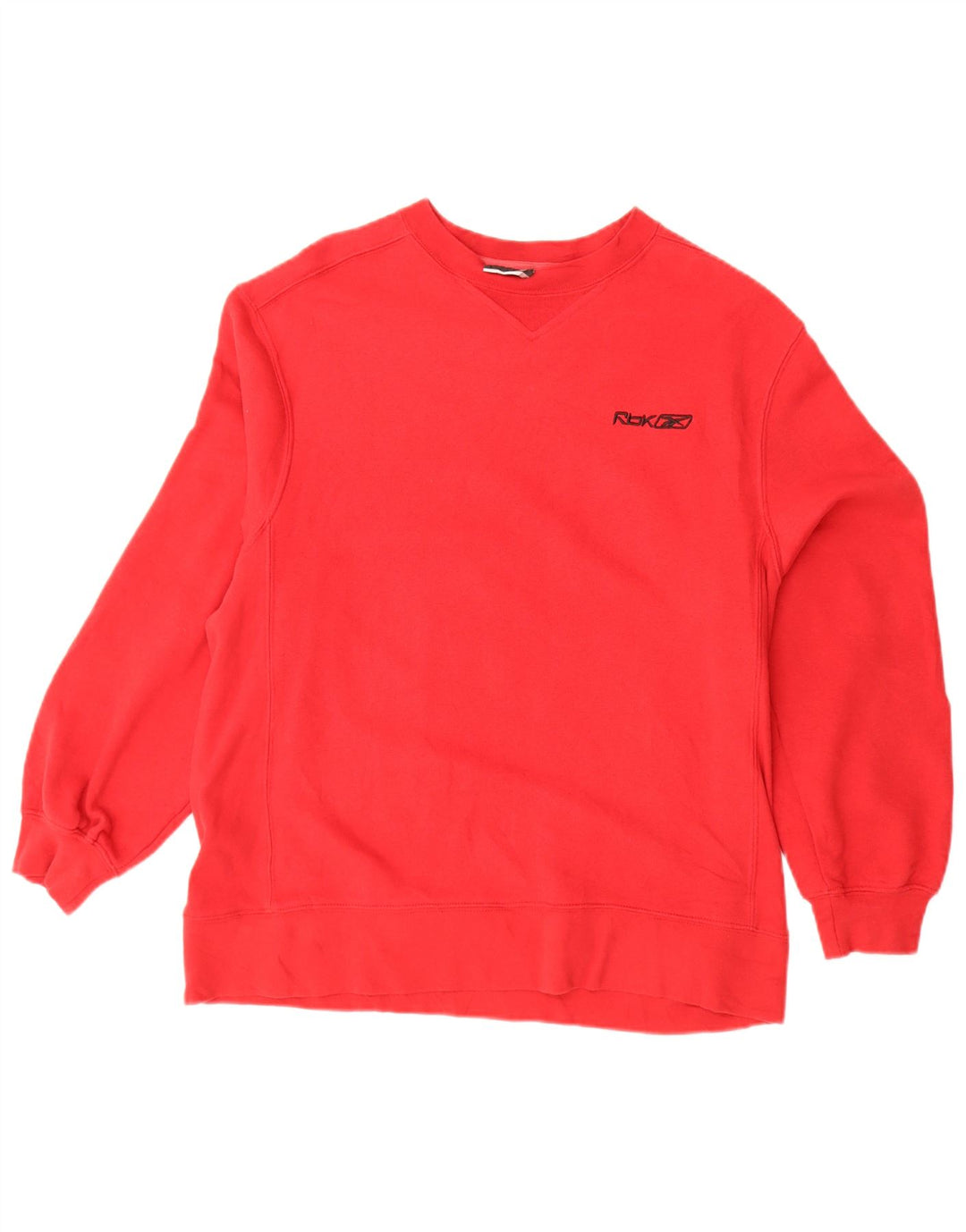 REEBOK Sudadera para mujer Jumper UK 46 Large Red Cotton