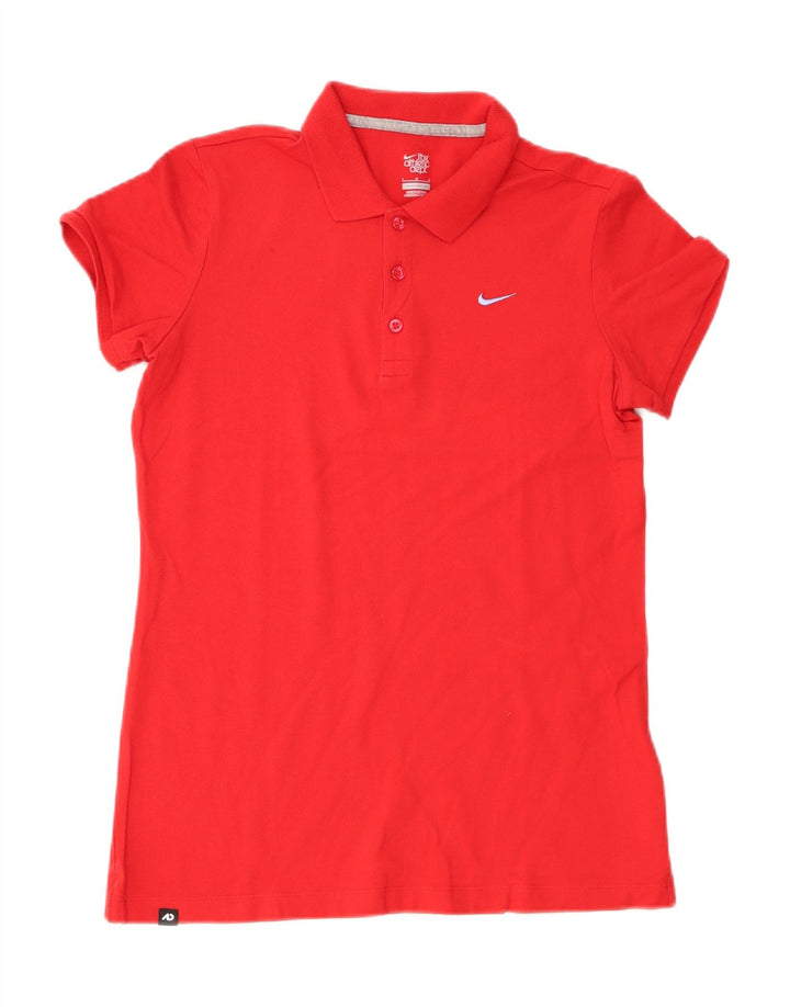 Nike Polo para mujer UK 46 Grande Algodón rojo