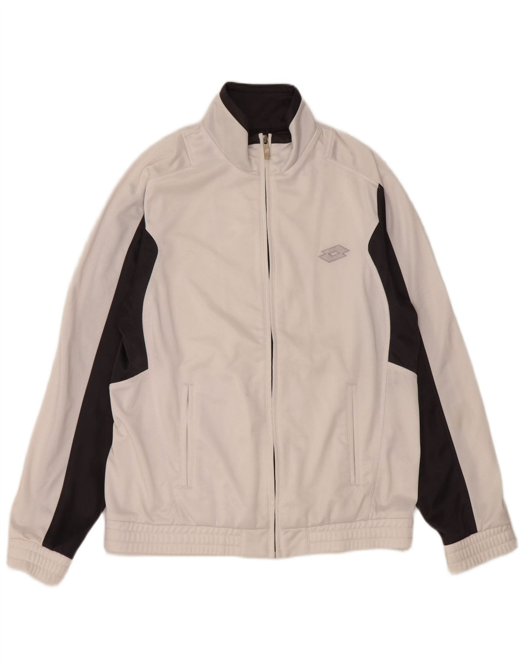 Lotto Hombre Chaqueta De Chándal Superior Small Blanco Colorblock