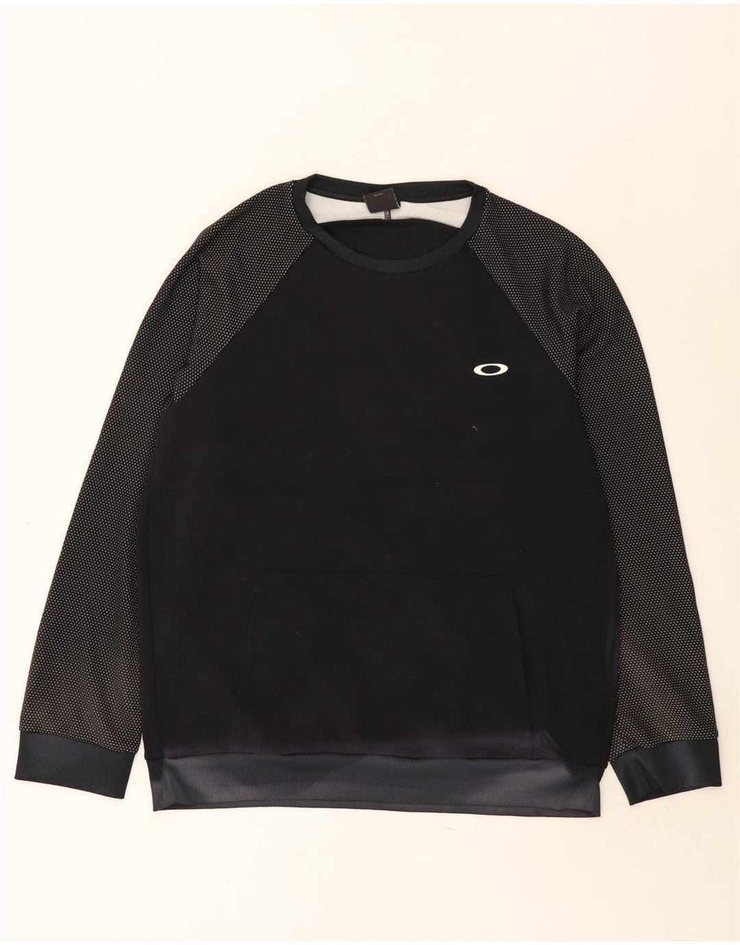 Oakley Hombre Sudadera Jumper XL Negro Manchado