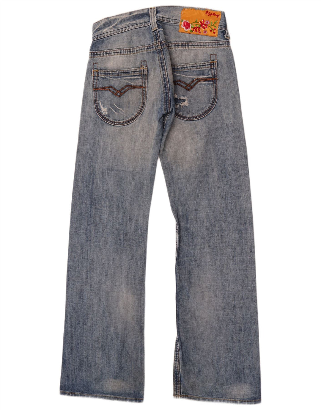 Vaqueros Bootcut Mujer Replay W26 L34 Algodón Azul