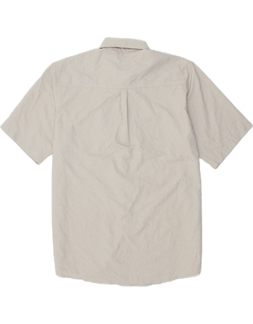 WRANGLER Camisa de manga corta para hombre Poliéster gris grande