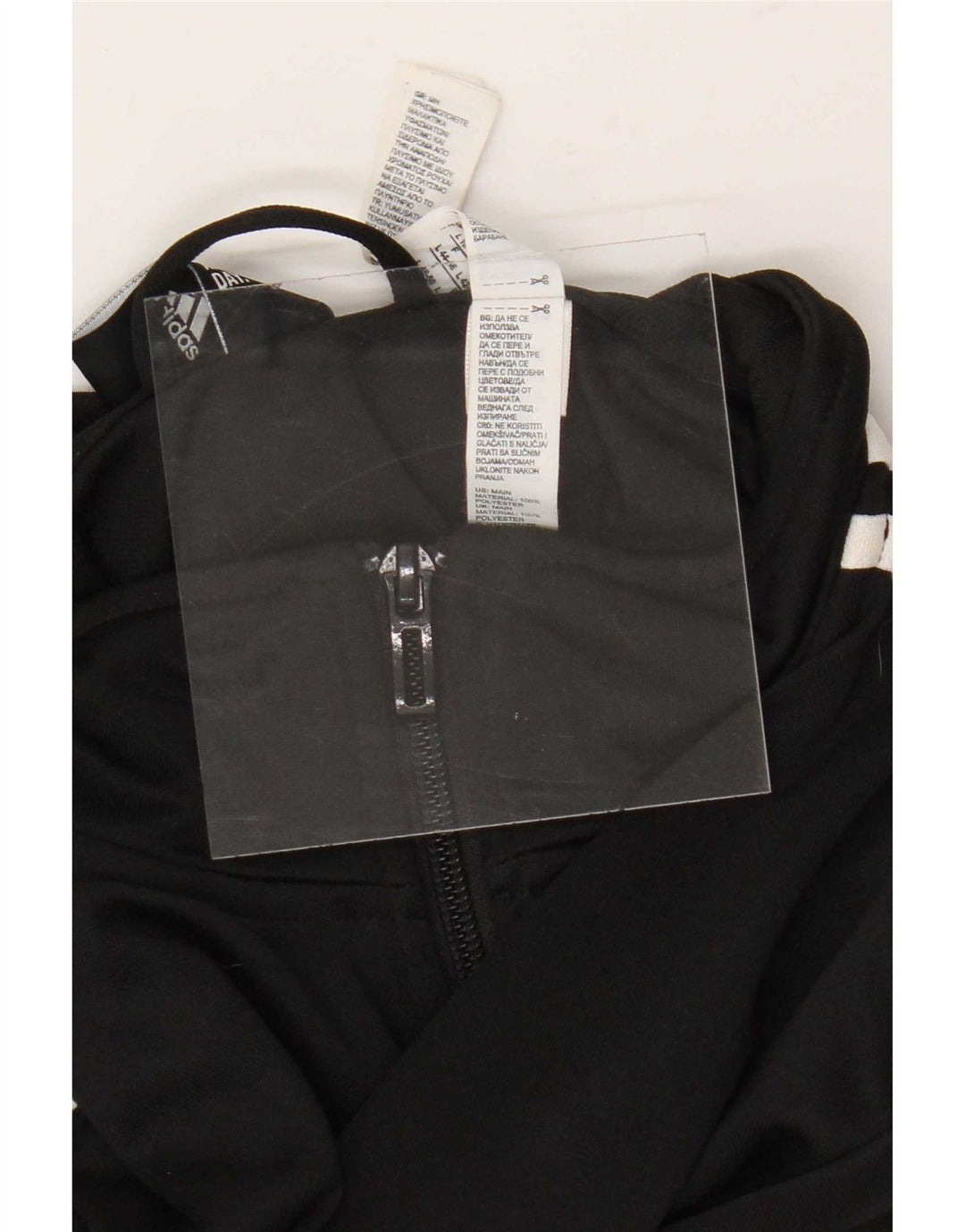 Adidas - Chaqueta de chándal para mujer, talla 48/18, talla grande, color negro, poliéster