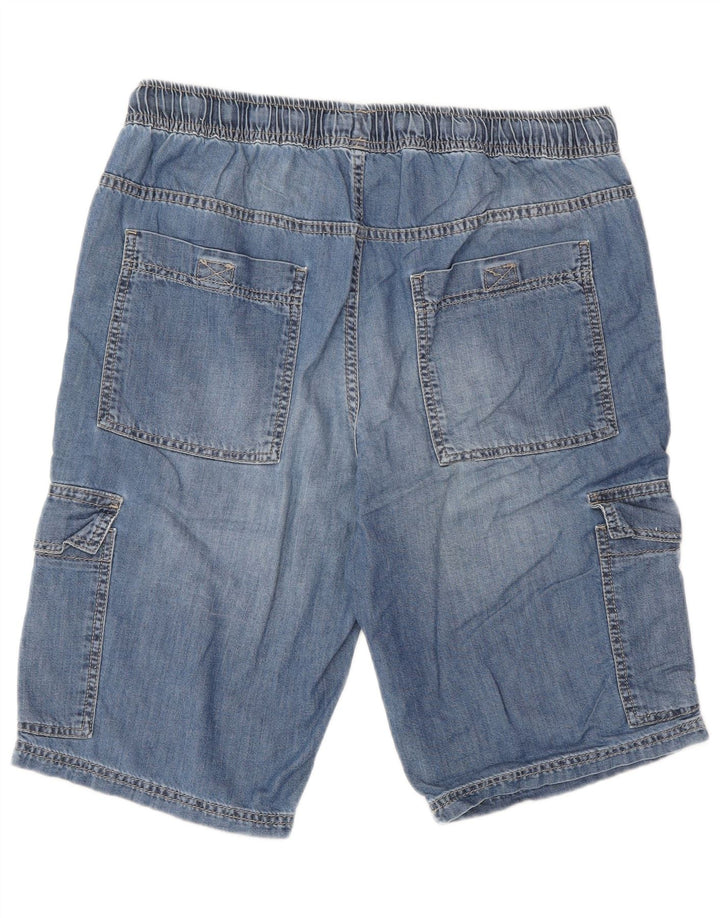 Carrera Mens 629 Cargo Denim Shorts IT 48 Medium W32 Azul Algodón