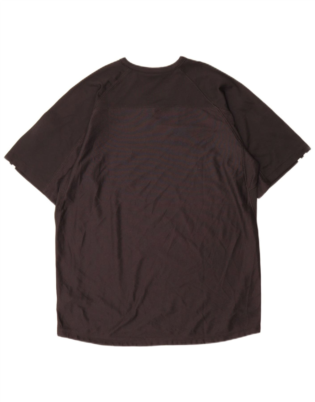 Adidas Hombre Climacool Camiseta Top Medio Negro Colorblock Poliéster