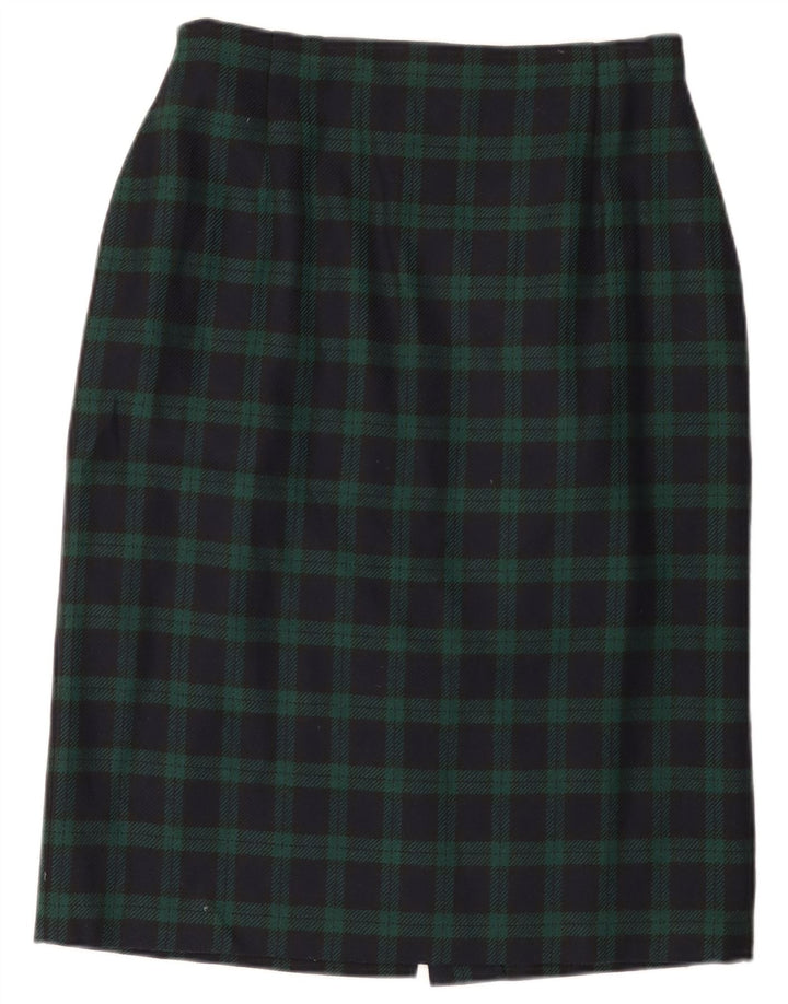 Marks & Spencer Falda lápiz St. Michael para mujer W30 Medium Navy Blue Check