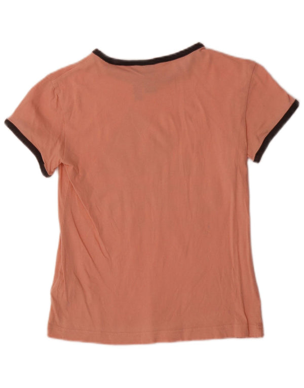 Adidas Camiseta corta gráfica para mujer UK 4/6 XS Algodón rosa