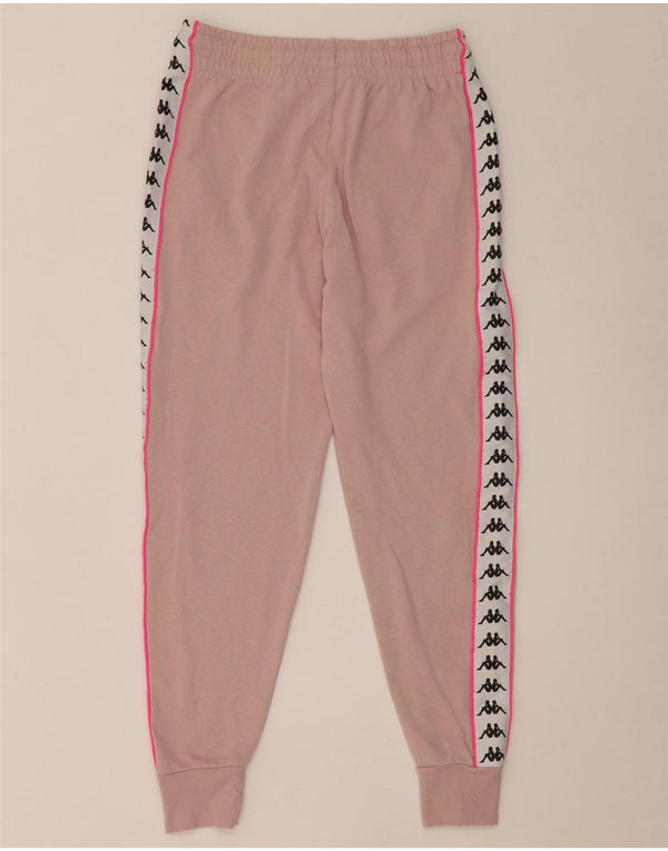 Kappa Pantalones de Chándal para Mujer Joggers UK 10 Small Pink Colourblock