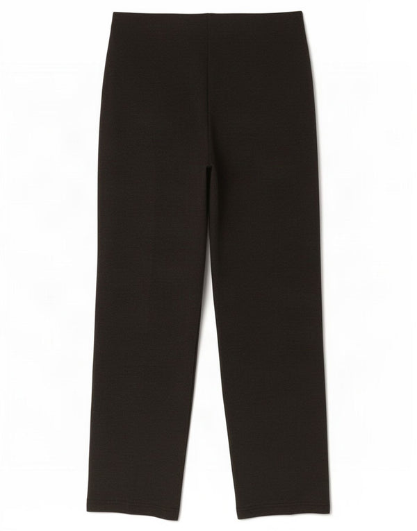 Marks & Spencer Pantalones Casuales Rectos para Mujer UK 12 Medium W30 L28 Gris