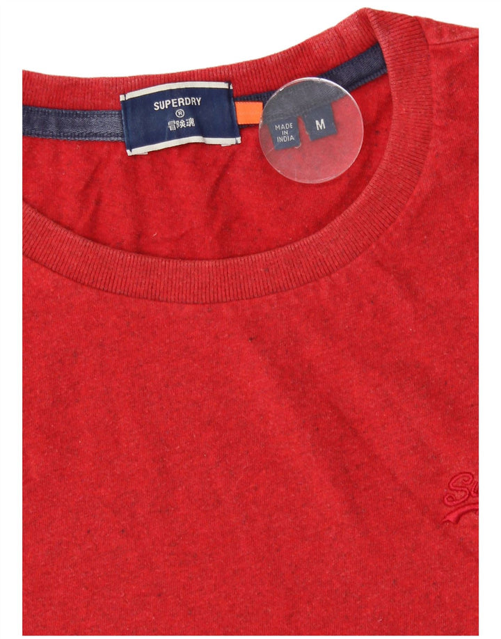 Camiseta Superdry Hombre Top Medium Rojo Algodón